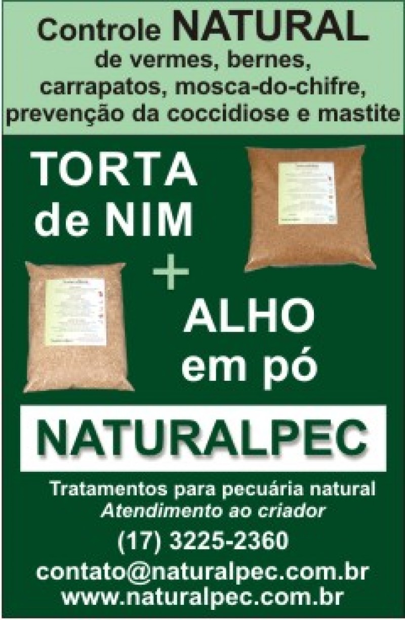 KIT TORTA DE NIM (NEEM) + ALHO EM PÓ